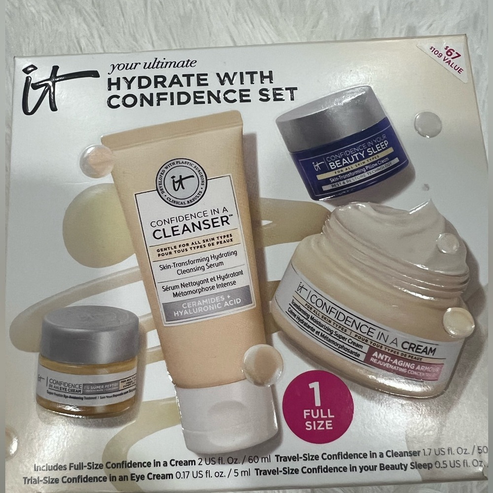 IT Cosmetics Confidence Skincare Set - Cream and Blue